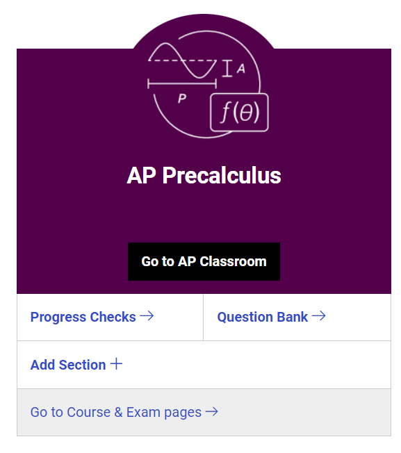 AP Precalculus